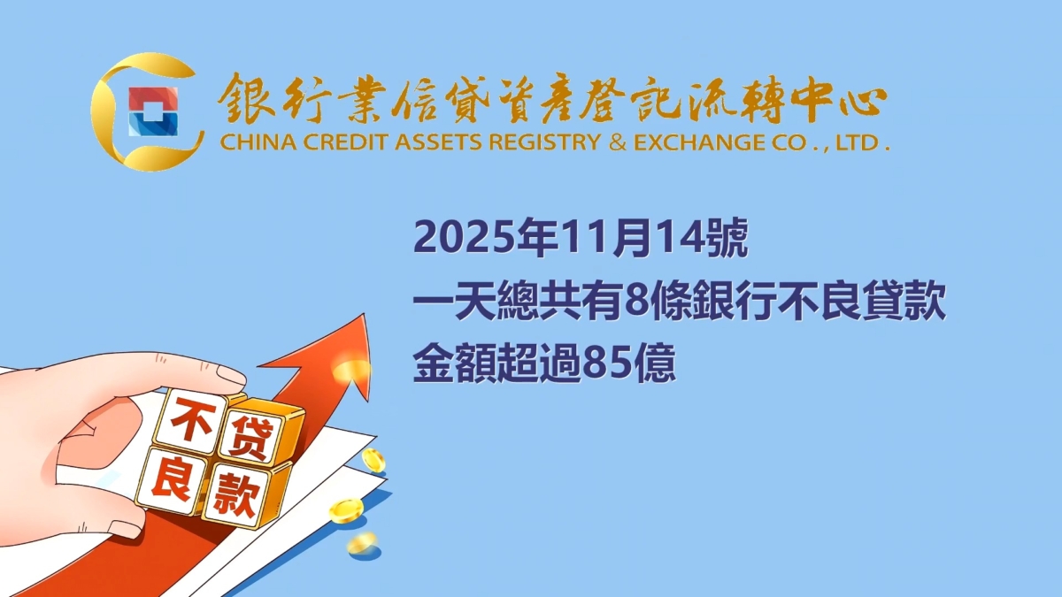 【禁闻】金融风险飙升 中国现银行不良资产抛售潮