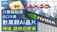 【財經新聞】川普擬點頭出口沙國 數萬顆AI晶片 輝達.超微迎肥單