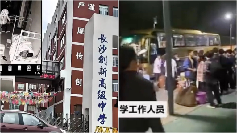 長沙一高中創辦不到3年突倒閉 學生深夜搬行李轉校