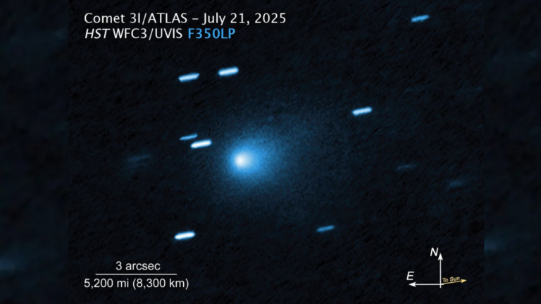 NASA發新圖像：3I/ATLAS為古老彗星