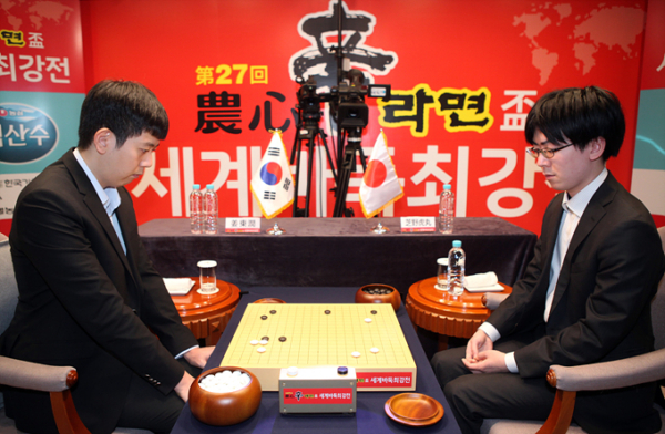 農心盃圍棋擂台賽激戰正酣 三國齊頭並進