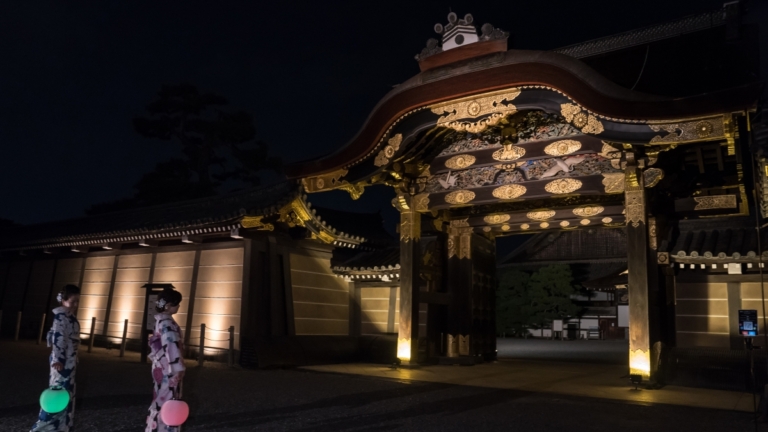 跨400年的賞月雅趣 京都二條城推沉浸式夜展