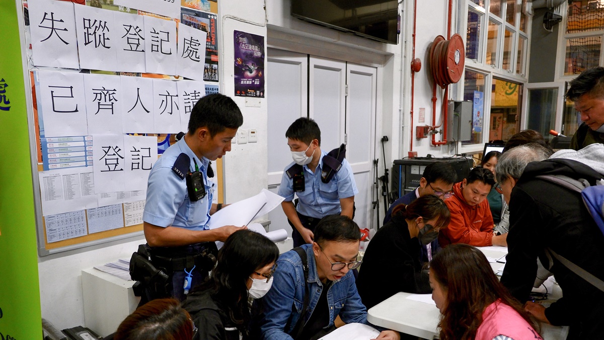 【禁闻】香港火灾处理中 公民社会再受压制