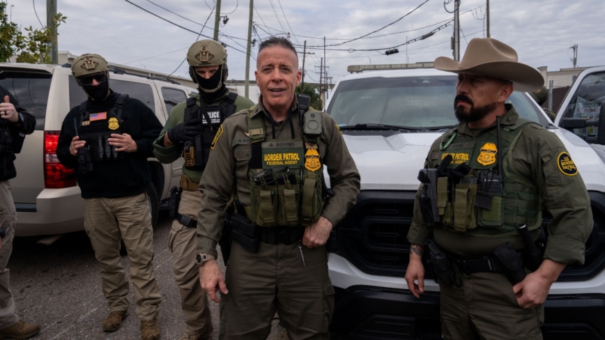 川普政府在新奧爾良開展移民執法 逮捕罪犯