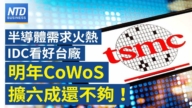 【财经威廉希尔体育官网】半导体需求火热 IDC看好台厂 明年CoWos 扩六成还不够