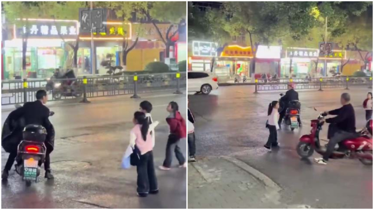 中共成公敵 孩子們沿街提醒「前面有交警」(視頻)