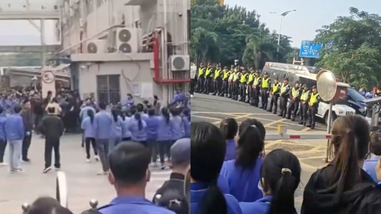 深圳公司長期低薪 3000工人罷工抗議（視頻）