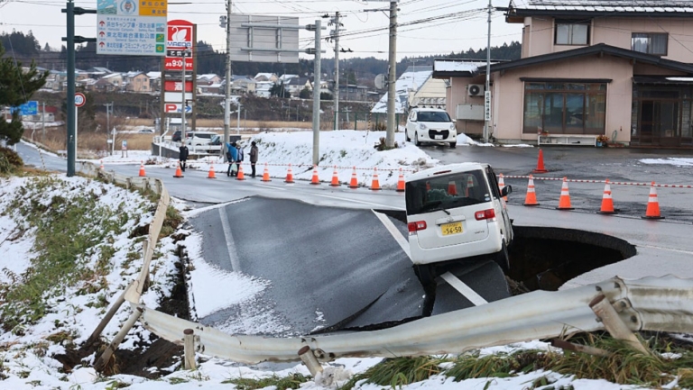 日本青森強震50人傷 地殼疑位移9公分