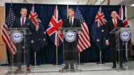 美英澳首次AUKUS防長會 聚焦核潛艦合作進展