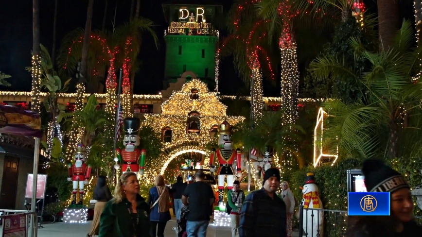 一百萬燈閃爍 河濱縣百年歷史酒店燈展耀眼