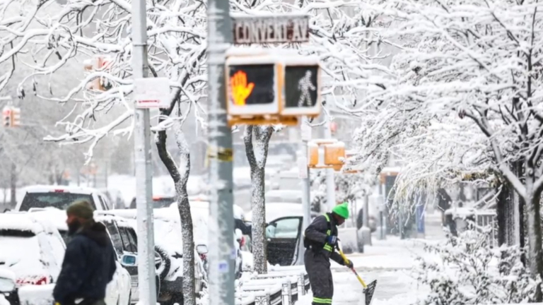 入冬以來最冷 美國東北冰雪覆蓋