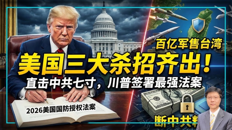 【傑森視角】美國三大殺招齊出 直擊中共七寸