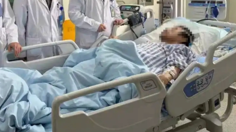 孫子在肚子上蹦了幾下 爺爺血管破裂險喪命
