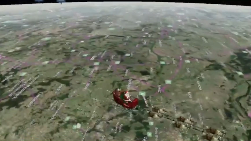 北美防空司令部：聖誕老人已正式啟程