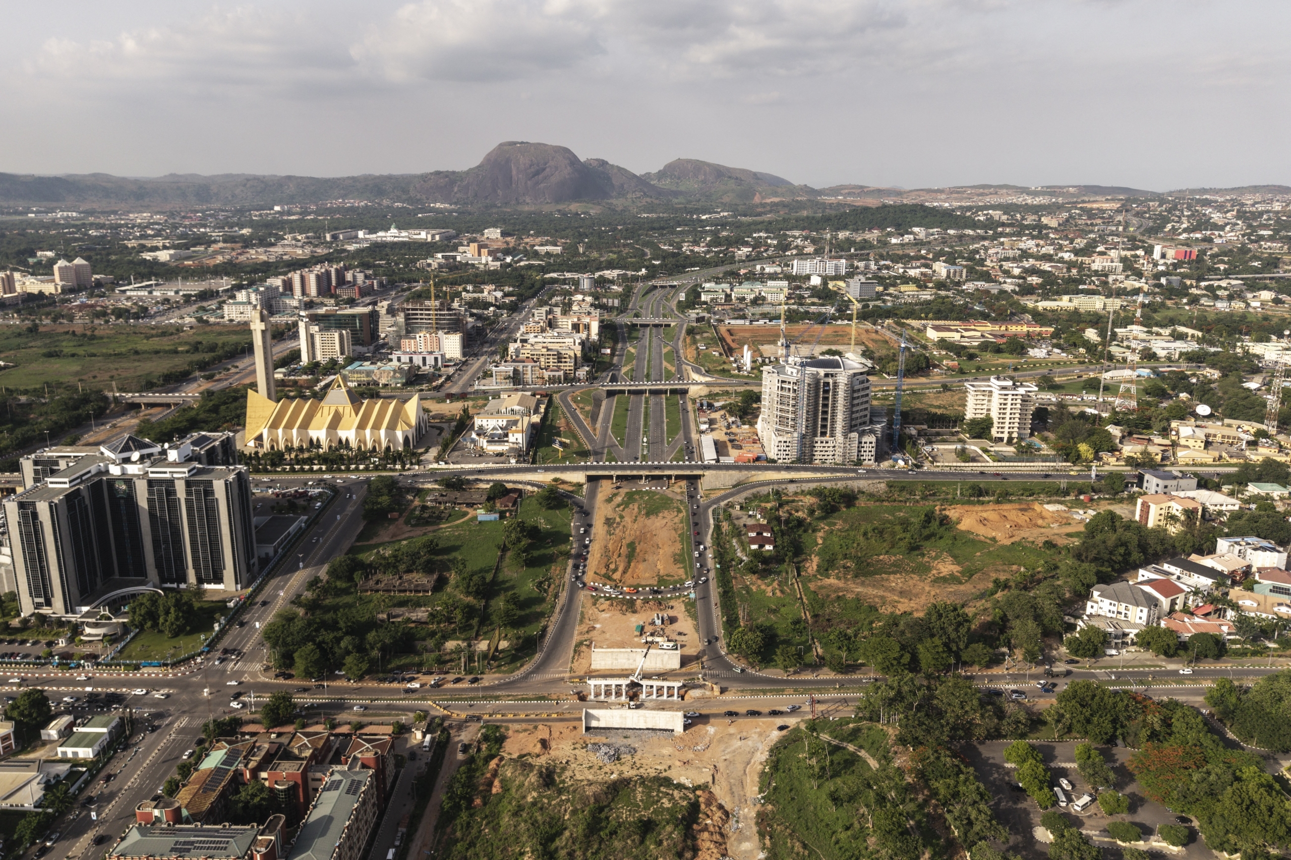 2025年5月的尼日利亚首都阿布加(Abuja)。 (Photo by OLYMPIA DE MAISMONT / AFP)