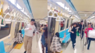台北捷運又現驚魂 男子揮雨傘咆哮 全車乘客嚇跑（視頻）