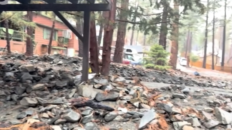 連日豪雨侵襲南加州 山城萊特伍德遭泥流重創