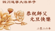 四川法輪功學員恭祝李洪志大師新年好(113條)