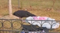 路有凍死骨 上海男子露宿公園猝死（視頻）