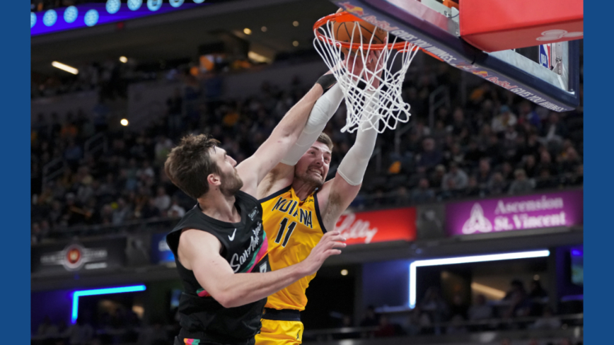 NBA:马刺送步行者11连败 老鹰击败尼克斯