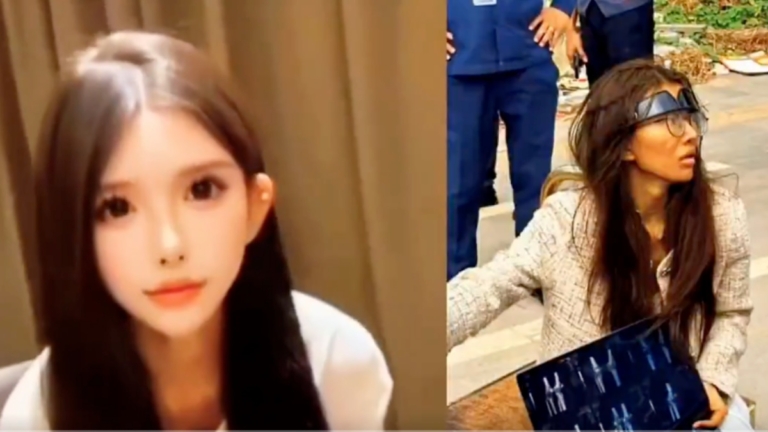 中國20歲女網紅被棄柬埔寨街頭 成瘋癲大媽（視頻）