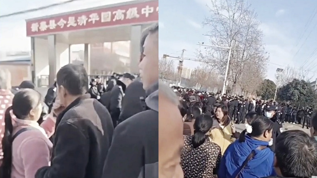 【禁闻】1月9日维权动态 河南高中学生不明原因死亡 引发大批人士抗议