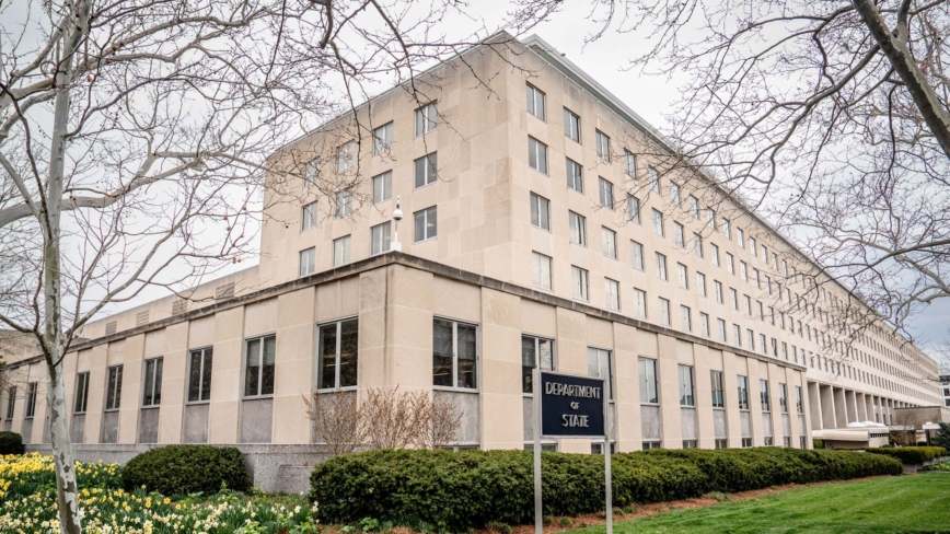 中領館保安攻擊抗議人士 美國務院、議員關注