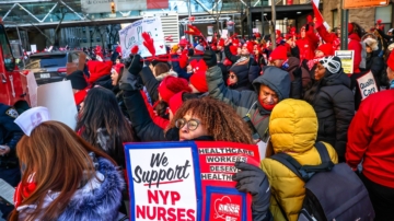 紐約爆發史上最大護士罷工 爭取公平合約