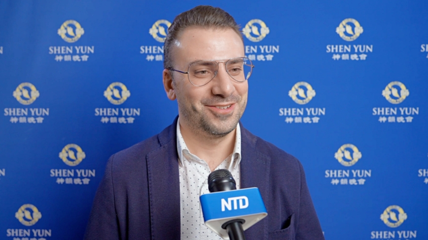 米蘭市議員致敬神韻總監 籲西方為法輪功發聲