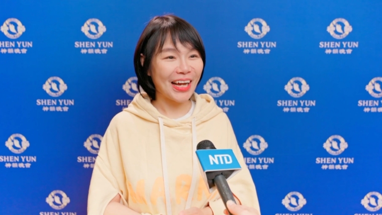 觀神韻感動哽咽 華人盼世人明真相保護法輪功