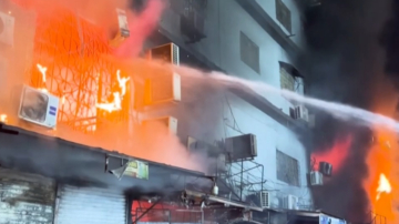 【短訊】巴基斯坦購物中心大火 15人死亡60人失蹤