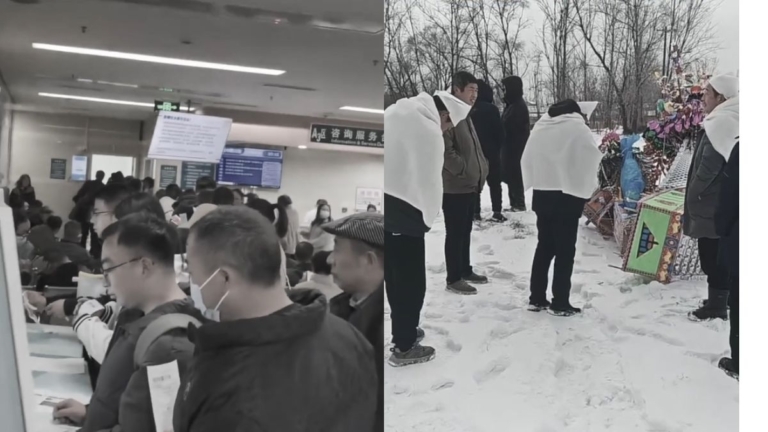 中國疫情再現高峰 殯葬業忙得不可開交