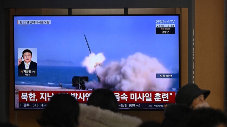 今年第2次 朝鮮發射兩枚疑似彈道飛彈物體