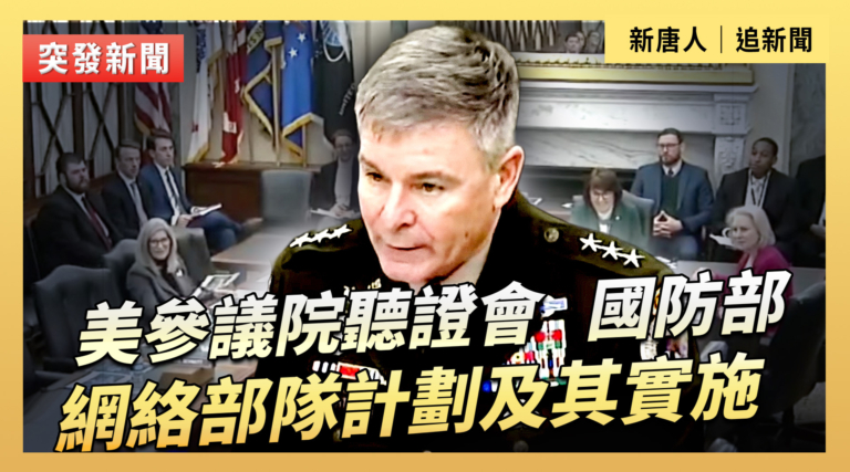 【直播】美參議院聽證會：國防部網絡部隊計劃及其實施