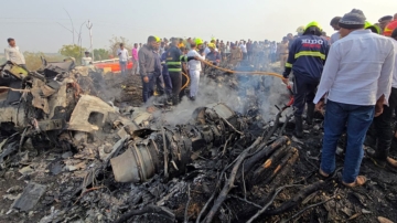 【國際聚焦】 印度西部高層官員包機墜毀 5人全數罹難