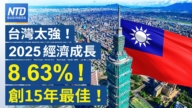 【財經新聞】台灣太强！2025經濟成長8.63%！創15年最佳！