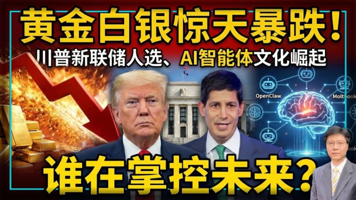 【傑森視角】新聯儲掌門選定 金銀閃崩！