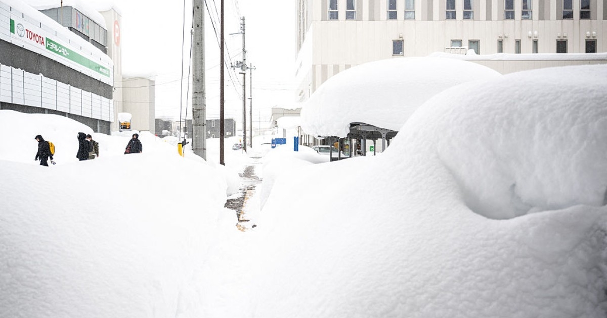 冷气团引来致命暴雪日本两周酿30死九旬妇遭雪堆活埋| 新唐人电视台