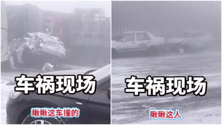 長春高速積雪致百車連撞 司機：死好多人（視頻）