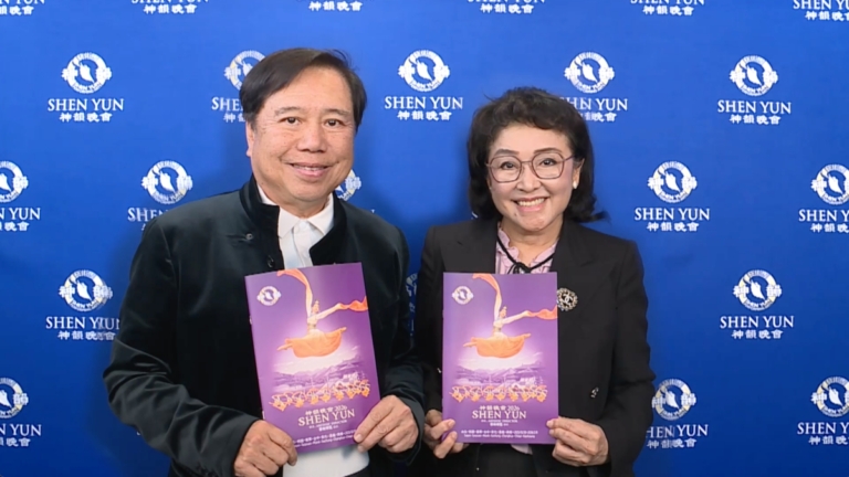 光電集團董座伉儷：神韻之美超乎想像 令人欽佩