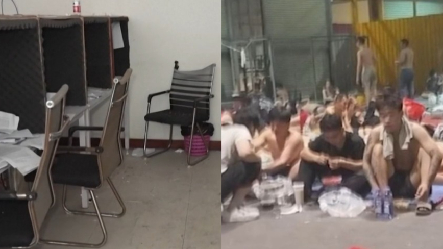 柬埔寨詐騙園建築內部曝光 成全球詐騙活動縮影