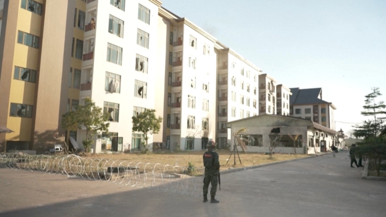 柬埔寨詐騙園建築內部曝光 成全球詐騙活動縮影
