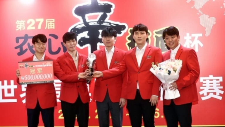 農心盃大結局：申真諝21連勝助韓國隊六連霸