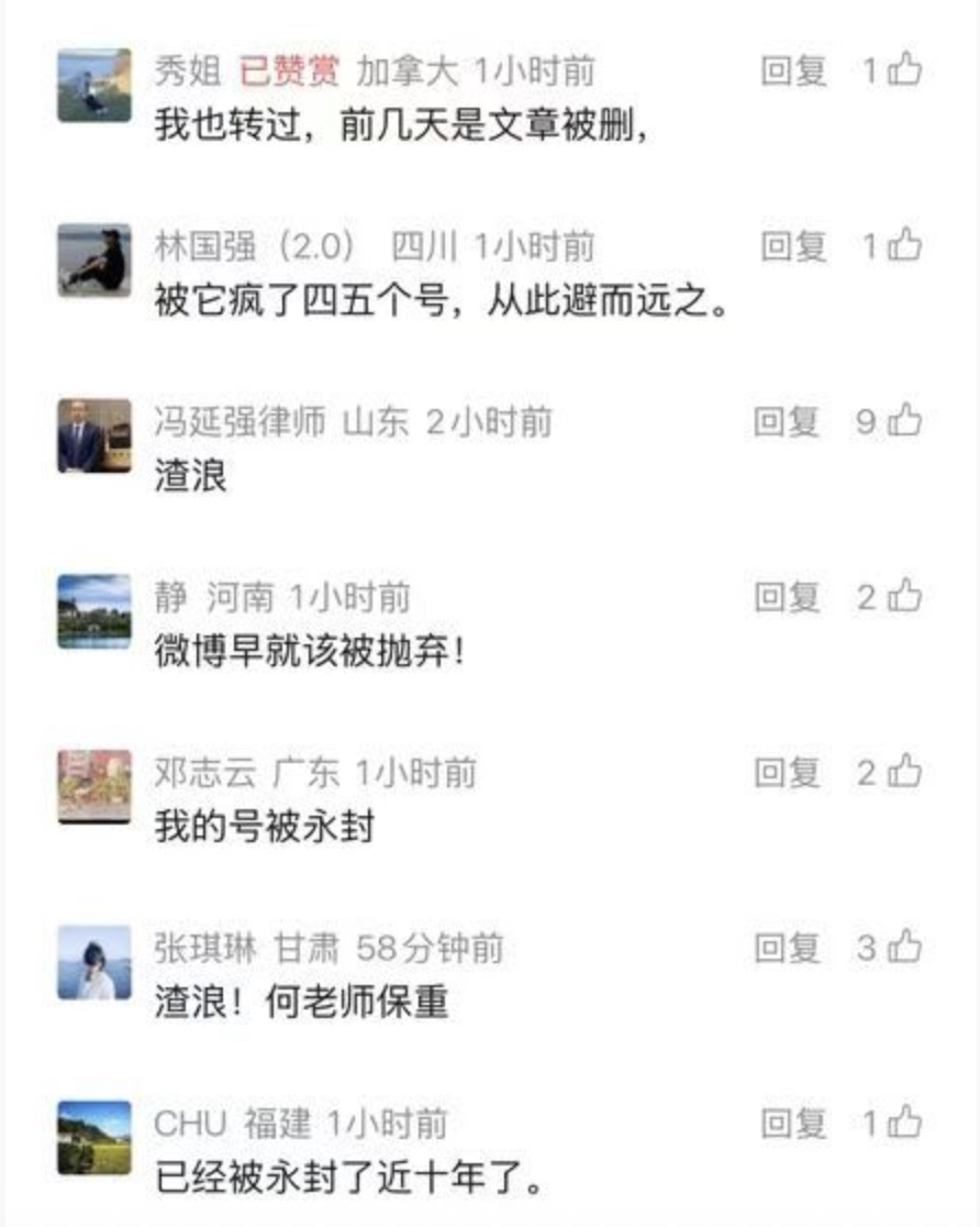 因為轉發關於「劉虎」的報導 大陸知名媒體人被封號