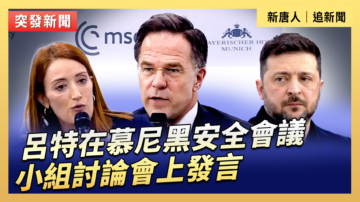 【直播】呂特在慕尼黑安全會議小組討論會上發言