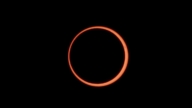 火馬年初一 「火環」日食登場  少數人能看到