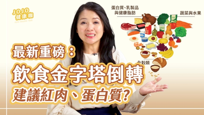 【健康1+1】飲食金字塔倒轉 建議紅肉、蛋白質