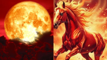 正月初一「赤馬」來臨 中國重現60年前天象