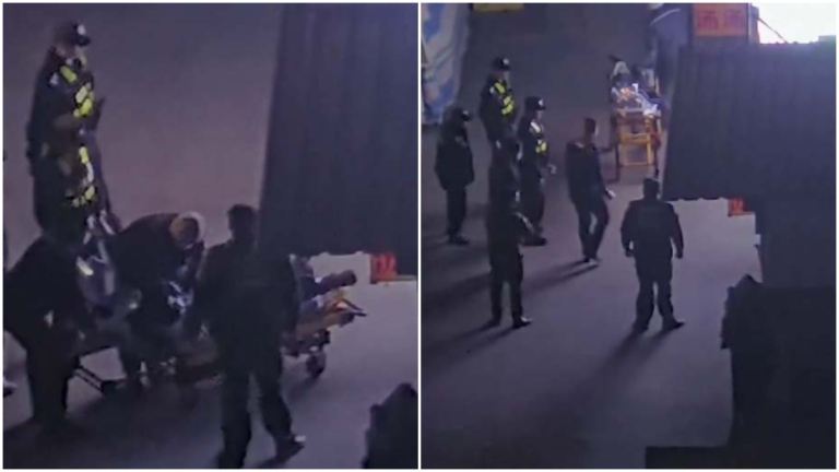 又一起！大陸男子深夜被捆上擔架拉走（視頻）