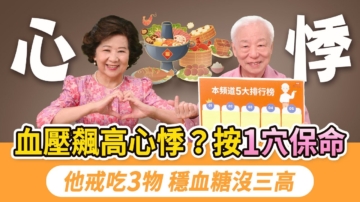 【胡乃文】血壓飆高 1穴降血壓解胸悶